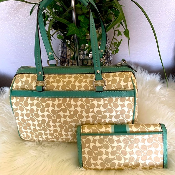 Coach Set Vintage Satchel Bag & Wallet 2pc - Picture 3 of 13